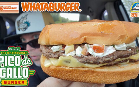 Waterburger Pico De Gallo Burger Review: A Spicy And Zesty Delight